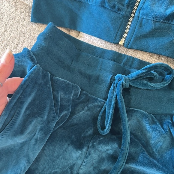 NELK BOYS, FULL SEND, BLUE, VELOUR TRACKSUIT, TOP SIZE M, BOTTOM SIZE SM - Picture 9 of 16